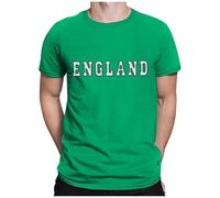 Fashion British Style Letter Print Crew Neck Short Sleeve Casual T Shirt Men Women (1) Ribbed Shirt Women, Green, XXL