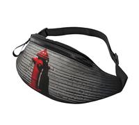 Fashion Bum Bag Graffiti Colorful Brick, Fanny Pack for Women & Men, Casual Lightweight Adjustable Zippered Pockets Waist Bag for Travel, Sports, Hiking