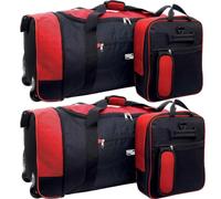 Fashion By Purdashian Travel Bag | Easy to Store Folding Large Suitcase | 1.2 Kilo Lightweight Suitcase Wheeled Holdall | Large 32" Duffle Bag with Wheels