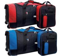 Fashion By Purdashian Travel Bag | Easy to Store Folding Large Suitcase | 1.2 Kilo Lightweight Suitcase Wheeled Holdall | Large 32" Duffle Bag with Wheels