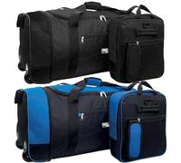 Fashion By Purdashian Travel Bag | Easy to Store Folding Large Suitcase | 1.2 Kilo Lightweight Suitcase Wheeled Holdall | Large 32" Duffle Bag with Wheels