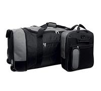 Fashion By Purdashian Travel Bag | Easy to Store Folding Large Suitcase | 1.2 Kilo Lightweight Suitcase Wheeled Holdall | Large 32" Duffle Bag with Wheels