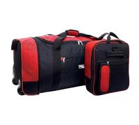 Fashion By Purdashian Travel Bag | Easy to Store Folding Large Suitcase | 1.2 Kilo Lightweight Suitcase Wheeled Holdall | Large 32" Duffle Bag with Wheels