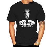 Fashion Camiseta Hardcore Angerfist Mens T-Shirt Cotton Tshirt menfashion t-Shirt Black