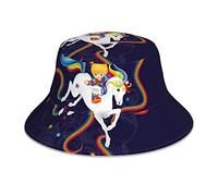Fashion Camping Hat Rainbow Brite and Starlite Packable Travel Hat for Beach,Men,Golf,Sports,Safari