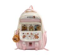 Fashion Capybara Backpack With Spacious Interior Nylon School Bag Casual Daypack For Adventures And Short Trips Capybara Backpack