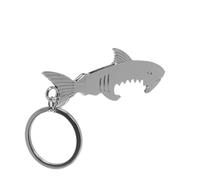 Fashion Car Keychain Flush Shark Bottle Opener Pendant Jewelry Key Ring Bag Holder