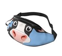 Fashion Casual Dairy Cow Bum Bag â€“ Adjustable Fanny Pack, Hip Pack, Waist Bag for Women & Men â€“ Durability, Lightweight, Secure Zip Waistpacks for Hiking, Travel & Outdoor