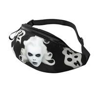 Fashion Casual Halloween Goth Bum Bag – Adjustable Fanny Pack, Hip Pack, Waist Bag for Women & Men – Durability, Lightweight, Secure Zip Waistpacks for Hiking, Travel & Outdoor