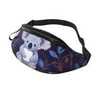 Fashion Casual Lovely Koala Bum Bag â€“ Adjustable Fanny Pack, Hip Pack, Waist Bag for Women & Men â€“ Durability, Lightweight, Secure Zip Waistpacks for Hiking, Travel & Outdoor