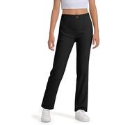 Fashion Casual Pants Teens Joggers Bottoms Loose Fit Kids Cotton Leggings Wide Leg Baggy Jeans School Uniform Trouser Bootcut Retro Style Children Straight Black