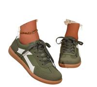Fashion Casual Sneakers Fall Platform Slip On Walking Shoes Non Slip Comfortable Athletic Lace Up Sporty Daily Wear Lightweight Designer Footwear Soft Second Skin for Your Soles Green
