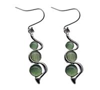 Fashion Cat Eye Gemstone Earrings Colorful Opal Dangle Earrings Elegant Artificial Crystal Women Ear Accessories Party