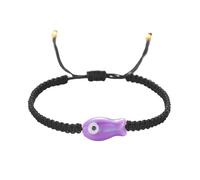 Fashion Ceramic Fish Woven Friendship Bracelets for Women Stylish and Boho Jewelry Accessories Gift