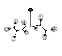 Fashion Chandelier Chandeliers,Modern Industry Sputnik Chandelier,Modern 3S Gold Ceilingd Century Adjustable Hanging Fixture for Kitchen Living Room Bedroom/Amber./8S Light Fixture(Blue,9S)