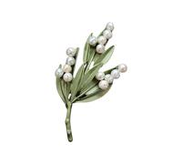 Fashion Charm Brooch Pin Fashionable Plant Beautiful Badge Alloy Texture Perfect for Daily Wear or Gift The Vintage Plant Gives, one size, As described