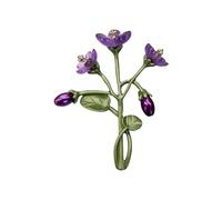 Fashion Charm Brooch Pin Fashionable Plant Beautiful Badges Alloy Texture For Daily Wear Or Gift Giving Forest Pin