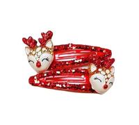 Fashion Christmas Barrettes Santa/Tree Decors Nonslip Stylish Clip For Women Kid Girl Christmas Festival Hair Styling