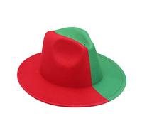Fashion Christmas Cowboy Hat Gentleman Large Brim Hat Fedora Felt Cowboy Accessory For Adult Women Men Cowgirl Hats Women Cowgirl With Ropesd Anti-uv Hats Wedding Party Bride