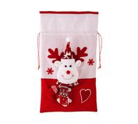 Fashion Christmas Santa Gifts Bag Soft Knitting Fabric Portable Accessory For Sturdy Holiday Present Storage Solution Portable Christmas Gifts