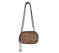 Fashion Color Leopard Brown Womens Purses Crossbody Men Beauty with Credit Card Slots Messenger Bag Crossbody Go shopping