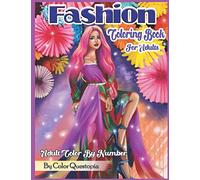 Fashion Coloring Book For Adults - Adult Color By Number: Fun and Colorful Vogue Color By Numbers For Adults: 47
