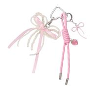 Fashion Construction Keyring Creative Car Key Chain Braided Ropes Keychain Heart Keyrings Bag Pendant Ornaments Bag Magic Heart Keychain Charm Bows Car Keyrings Ornaments Handbag Pendant, a, Eine
