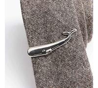 Fashion Copper Stainless Clips Whale Shark Beard Gadgets Cool Metal Tie Holder Clasp Gift For Men Accessory