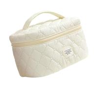 Fashion Cotton Makeup Bag Storage Organized Spacious Beauty Case with Zippered Quilted Cosmetic Bags Cosmetic Bag