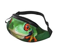 Fashion Cute Frog Bum Bag | Fanny Pack & Chest Pack | Adjustable Waist Bag for Women & Men | Secure Zip | Lightweight & Compact | Perfect for Travel,Sports,Hiking,Outdoor