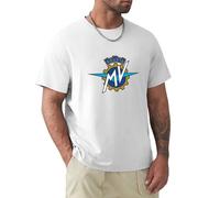 Fashion Design Motorcycles Logo Mv Agusta Motor Men's T-Shirt White Size L