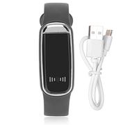 Fashion Digital Watch, 12 and 24 Hour Rechargeable Sports Wrist Watch, LED Screen Electronic Watch for Men Women (Negro)