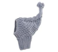 Fashion Dog Knitted Cap with Comfortable Wear Stretchy Pullover Hat for Whippets Italian Greyhounds Indoor Outdoor Use Knitted Dog Cap