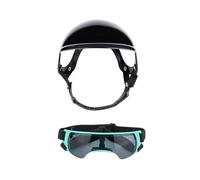Fashion Dog Sports Helmet Eye Protective Goggles Set For City Exploration Outdoor Activity Hiking Cycling Gear Pet For Outdoor Activity
