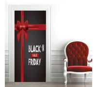 Fashion Door Stickers for Interior Doors Modern Creativity 3D Door Sticker Murals Decals Wallpaper Self Adhesive Waterproof Poster for Bedroom Living Bathroom 90x200 cm d-519