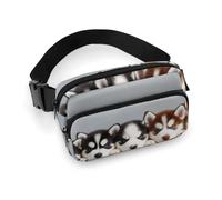 Fashion Dress Decor Waist Bag, Small Pack, Portable Belt Bag with Adjustable Strap for Women and Men Siberian Husky Puppies Dogs Husky