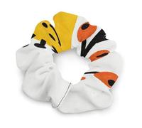 Fashion Durable Flower Branch Pattern Cute Scrunchies for All Hair Types Soft Elastic Hair Ties for Most Occasions No Damage Cute Ponytail Holder Hair Accessories for Women