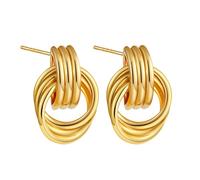 Fashion Ear Studs Comfortable Earrings Irregular Ear Jewelry Stainless Steel Studs Earrings Suitable For All Day Wear Lightweight