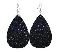 Fashion Earring For Women Constellations and stars pattern Leather Dangle Drop Earrings Lightweight Women Earring for Girl Decorations Mother’s Day