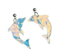 Fashion Earrings Ear Jewelry Stylish Theme Drop Acrylic Texture Suitable For Various Occasion Comfortable Earrings
