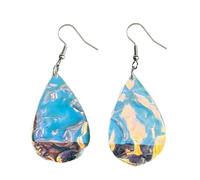 Fashion Earrings Ear Jewelry Stylish Theme Drop Acrylic Texture Suitable For Various Occasion Fashionable Women Accessories