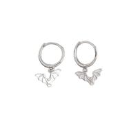 Fashion Earrings, Earrings,Fashion Bohemian Halloween Bat Tassel Stud Earrings for Women Real 925 Sterling Silver Party Animal Jewelry Accessories (Color : Gold) (Color : Silver