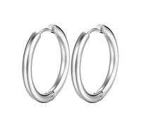 Fashion Earrings Stud Drop Dangle Earrings Hoop Earrings Stainless Steel Geometric Elegant Polished Silver Color Metal Circle Earrings Fashion Jewelry Circle Earrings