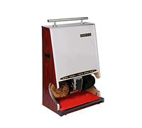 Fashion Electric Shoe Polisher Voltage 220v Stainless Steel + Solid Wood Automatic Induction with Handrail Soft Brush Dust Removal Wide Applicable