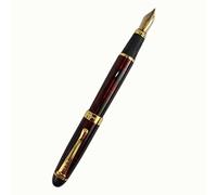Fashion Elegant Jinhao 450 Dark Red Fountain Pen with Golden Clip