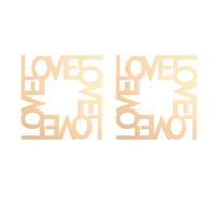 Fashion Exaggeration LOVE Stud Earrings for Women Statement Jewelry Punk Geometric Letters LOVE Rectangular Large Drop Earrings, one size, Alloy Steel, No Gemstone