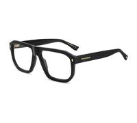 Fashion Eyeglasses Black Frame - male - Dsquared2 - Glasses - Black - 57 MM - Accessories 57 MM