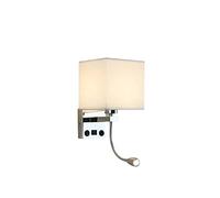 Fashion Fabric Sconce Bedroom Reading Light Wall Lamping Chrome for Home Hotel Aisle LED Walls Lamp Wrought Iron Plating Light Fixtures Decoration Lamps Indoor and Outdoor