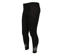 Ladies Plus Size Sequin Glitter Leggings Butterfly Sequined Stretchy Pants Womens Party Wear Slim Fit Stretchy Trousers Black UK 28-30