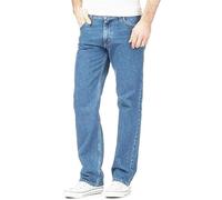 Mens Heavy Duty Pants Stone Wash Denim Jeans Adults Street Wear Regular Basic Jeans Straight Leg Trousers Work Wear Pants Waist 44 Inches/Inside Leg 27 Inches